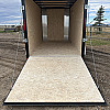 Charcoal 2025 Prairie Road 7'x14' Sport Cargo Trailer Tandem Charcoal Ramp