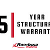 Black 2026 Rainbow Trailers 16' Express Deck Above