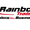 Black 2026 Rainbow Trailers 7'x14' Express Utility Trailer with Ramp Sides