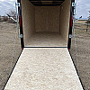 White 2025 Prairie Road 6'x12' Cargo Trailer Single Axle Ramp - V Nose  -