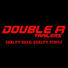 Black 2026 Double A 42' Pro Gooseneck Hiboy Flatdeck  Full Tilt Trailer