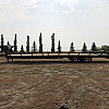 Black 2026 Double A 40' Pro Gooseneck Flatdeck Highboy Hay Hauling Trailer