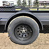 Black 2026 Rainbow Trailers 7'x14' Express Utility Trailer with Ramp Sides