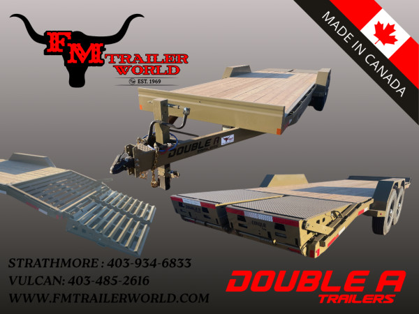 Charcoal 2027 Double A 22' Pro Series Equipment Trailer