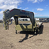 Ranger Green 2027 Double A 30' Pro Gooseneck Flatdeck Trailer