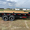 Black 2026 Double A 16' Pro Dump Trailer