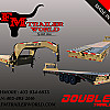 Ranger Green 2027 Double A 30' Pro Gooseneck Flatdeck Trailer